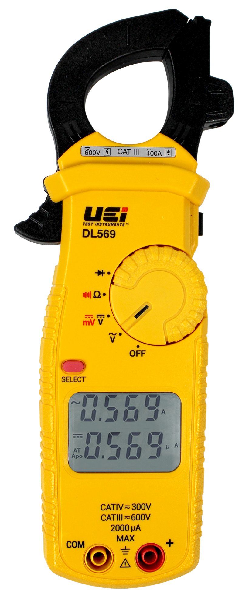 DL569 UEi Test Instruments 400A TRMS Clamp Meter- Rogers Supply