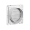 Picture of 361WS Lambro 6 inch White Plastic Exhaust Wall Vent