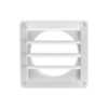 Picture of 361W Lambro 6 inch White Plastic Exhaust Wall Vent