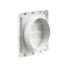 Picture of 361W Lambro 6 inch White Plastic Exhaust Wall Vent